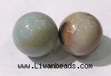 CDN1253 40mm round amazonite decorations wholesale