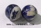 CDN1254 40mm round sodalite decorations wholesale