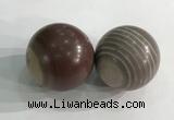 CDN1285 40mm round jasper decorations wholesale