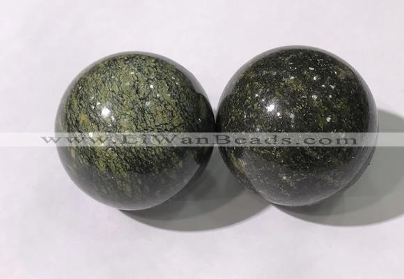 CDN1306 40mm round jasper decorations wholesale