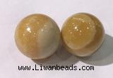 CDN1312 40mm round yellow calcite decorations wholesale