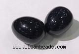 CDN1345 35*45mm egg-shaped blue goldstone decorations wholesale