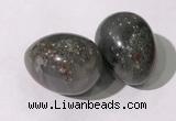 CDN1389 35*45mm egg-shaped African bloodstone decorations wholesale