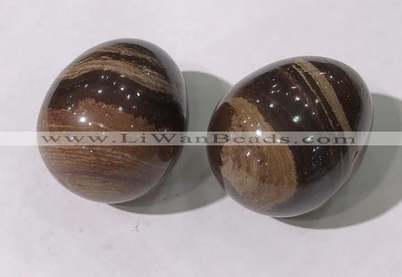 CDN1403 35*45mm egg-shaped jasper decorations wholesale