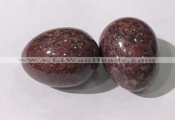 CDN1405 35*45mm egg-shaped jasper decorations wholesale