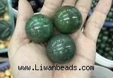 CDN17 30mm round pyrite gemstone decorations wholesale