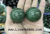 CDN18 35mm round pyrite gemstone decorations wholesale