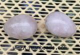 CDN330 35*50mm egg-shaped rose quartz decorations wholesale