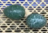 CDN352 35*50mm egg-shaped Qinghai jade decorations wholesale