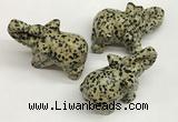 CDN408 25*50*35mm elephant dalmatian jasper decorations wholesale