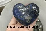 CDN42 65*70mm heart pyrite gemstone decorations