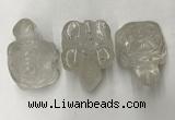 CDN430 28*45*22mm turtle white crystal decorations wholesale