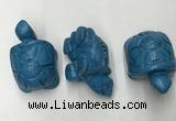 CDN436 28*45*22mm turtle imitation turquoise decorations wholesale