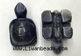 CDN457 38*55*28mm turtle sodalite decorations wholesale