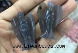 CDN474 30*40mm angel grey agate decorations wholesale