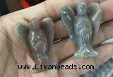 CDN476 30*40mm angel Indian agate decorations wholesale