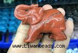 CDN520 33*65*45mm elephant red jasper decorations wholesale