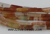 CDQ08 15.5 inches 4*13mm rectangle natural red quartz beads wholesale