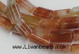 CDQ09 15.5 inches 8*12mm rectangle natural red quartz beads wholesale