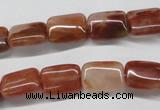 CDQ22 15.5 inches 13*18mm rectangle natural red quartz beads wholesale