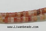 CDQ29 15.5 inches 2*4mm rondelle natural red quartz beads