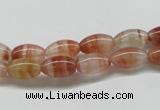 CDQ30 15.5 inches 6*10mm rice natural red quartz beads wholesale