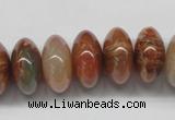 CDQ32 15.5 inches 10*18mm rondelle natural red quartz beads wholesale