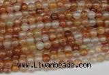 CDQ45 15.5 inches 4mm round natural red quartz beads wholesale