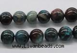 CDS07 16 inches 10mm round dyed serpentine jasper beads wholesale