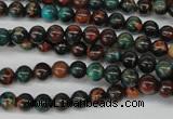 CDS185 15.5 inches 6mm round dyed serpentine jasper beads