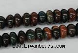 CDS196 15.5 inches 6*10mm rondelle dyed serpentine jasper beads