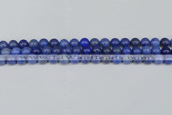 CDU342 15.5 inches 8mm round blue dumortierite beads wholesale