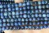 CDU367 15.5 inches 6mm round dumortierite gemstone beads