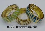 CEB167 20mm width gold plated alloy with enamel bangles wholesale