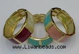 CEB173 22mm width gold plated alloy with enamel bangles wholesale