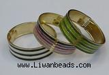 CEB183 20mm width gold plated alloy with enamel bangles wholesale