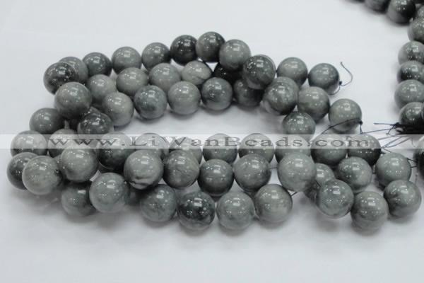 CEE07 15.5 inches 18mm round eagle eye jasper beads wholesale