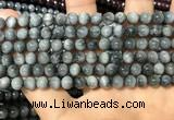 CEE515 15.5 inches 6mm round eagle eye jasper beads wholesale