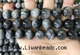 CEE545 15.5 inches 14mm round eagle eye jasper gemstone beads