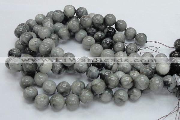 CEE61 15.5 inches 14mm round eagle eye jasper beads wholesale