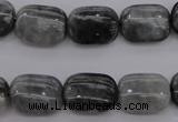 CEE74 15.5 inches 12*16mm rectangle eagle eye jasper beads