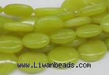 CEJ06 15.5 inches 12*16mm oval lemon jade beads wholesale