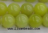 CEJ203 15.5 inches 10mm round lemon jade beads wholesale