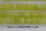 CEJ210 15.5 inches 2*4mm rondelle lemon jade beads wholesale