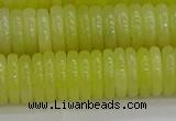 CEJ213 15.5 inches 2*10mm rondelle lemon jade beads wholesale