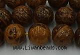 CEJ304 15.5 inches 12mm round elephant skin jasper beads wholesale