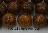 CEJ305 15.5 inches 14mm round elephant skin jasper beads wholesale