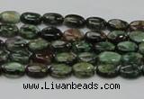 CEM10 15.5 inches 6*8mm oval emerald gemstone beads wholesale