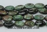 CEM11 15.5 inches 8*12mm oval emerald gemstone beads wholesale