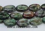 CEM12 15.5 inches 10*14mm oval emerald gemstone beads wholesale